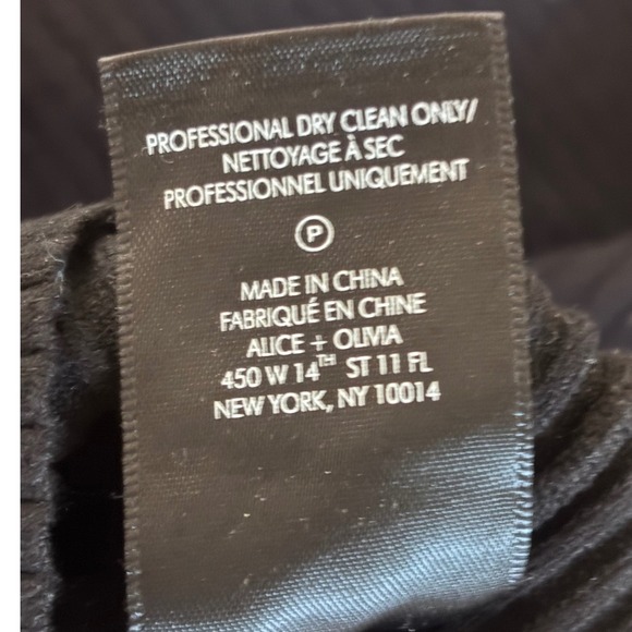 Alice + Olivia Brooklynne Black Ribbed Turtleneck Midi Dress Sleeveless Bodycon - Picture 10 of 13